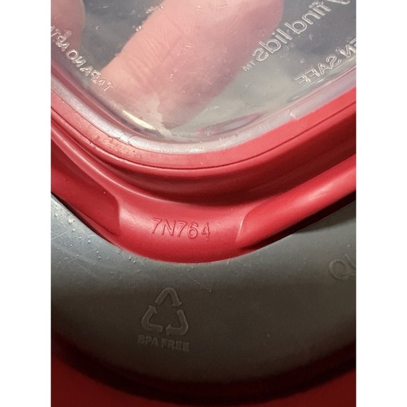 Replacement Rubbermaid Glass Container Lids 7N764 Excellent Condition 2 - Picture 5 of 5